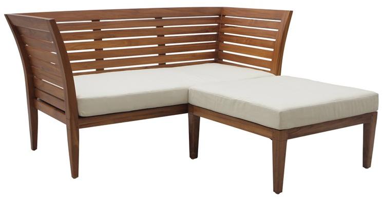 Il Giardino di Legno 3-местный садовый диван из дерева Georgetown 231 - Вид №3