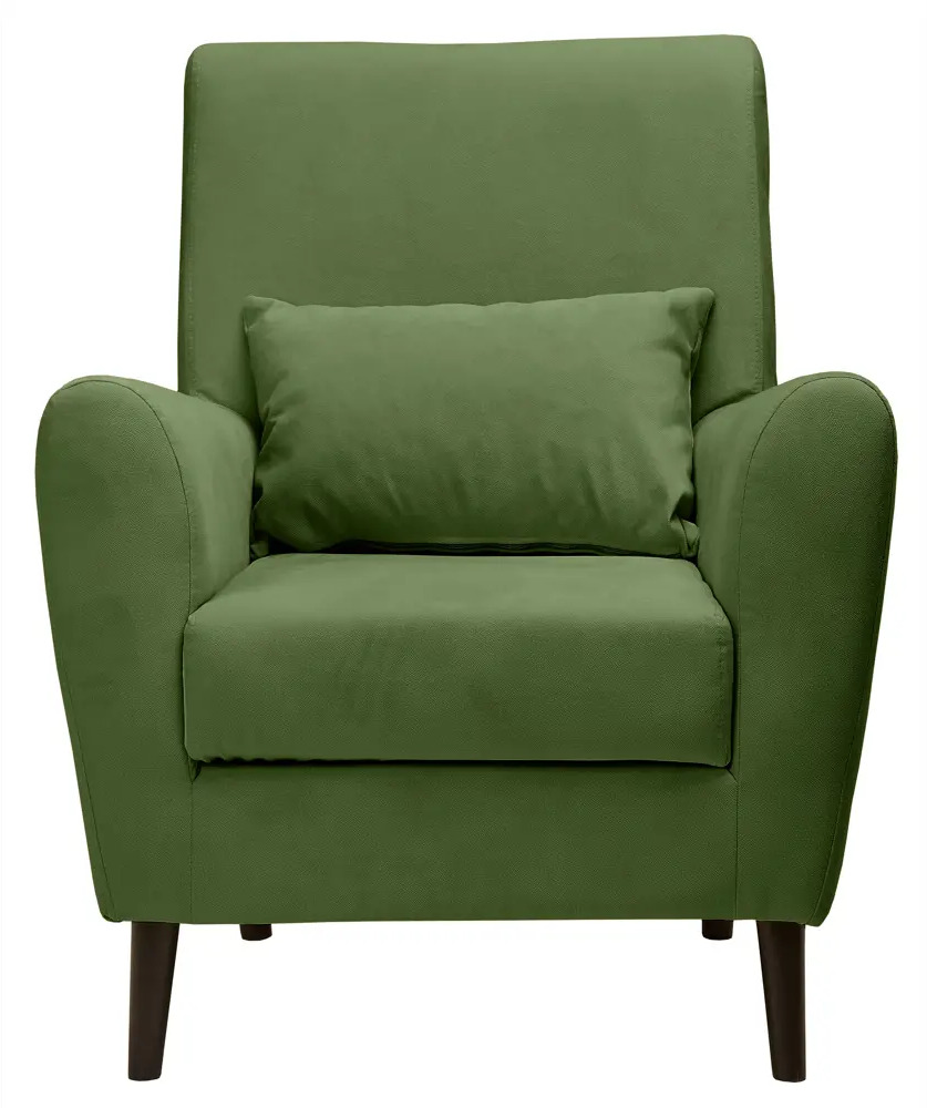 91423067 Кресло Либерти Mazerati 75x90x70 см велюр цвет зеленый STLM-1080568