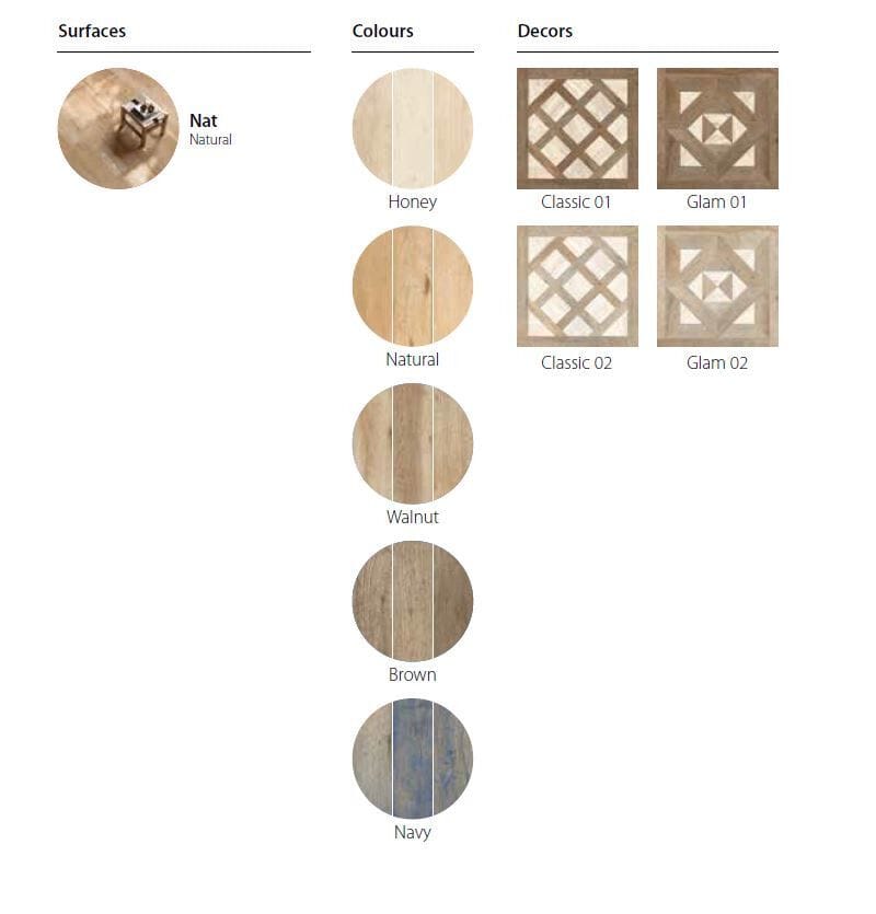 Пол / облицовка керамогранита под дерево CERAMICA SANT'AGOSTINO Yorkwood ARCH-00125829 - Вид №4