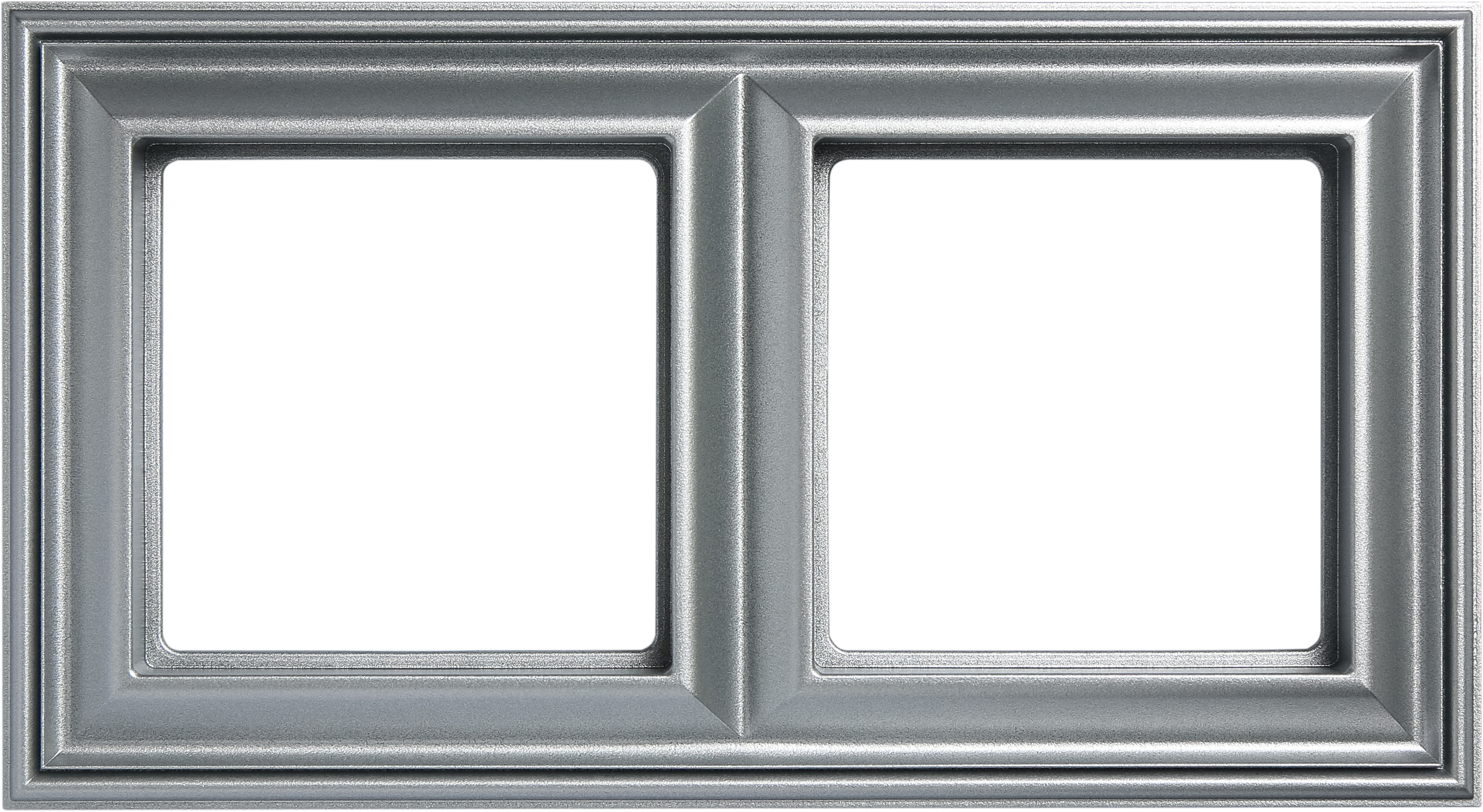 91262877 Рамка EcoProfi Deco 2 поста цвет алюминий STLM-0526949 JUNG