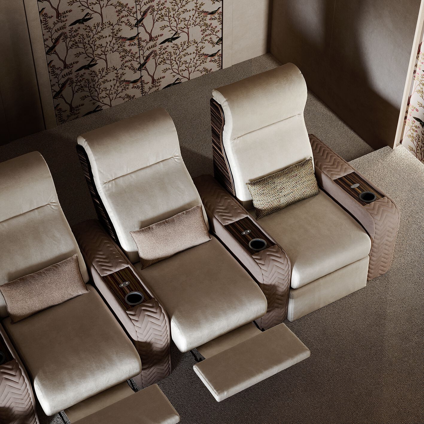 Кожаное кресло с подлокотниками Vismara Design Онассис ARCH-00029954 - Вид №3