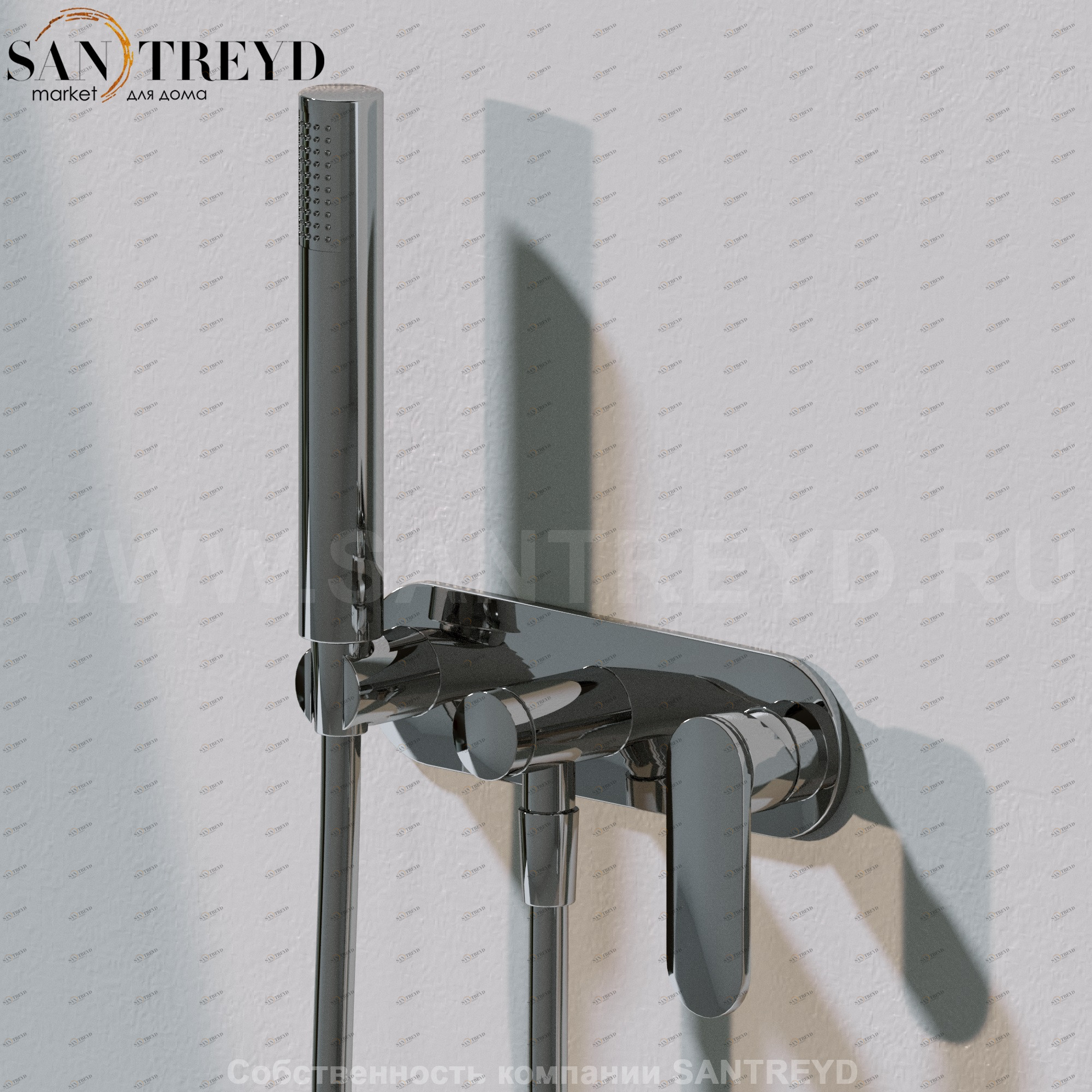 Flaminia ONE Ручной душ с инвертером хромированный 112081 Ceramica Flaminia