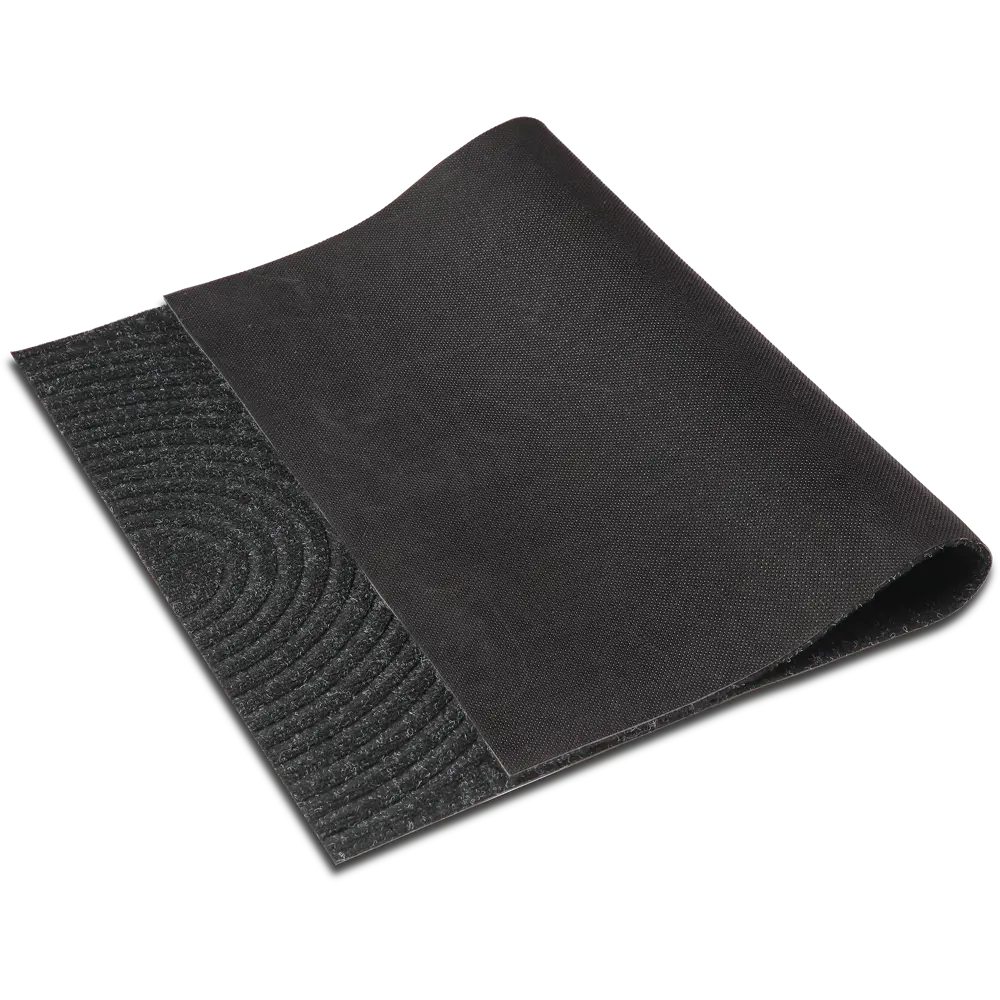 Коврик грязезащитный KREAFORTA Pauline полиэстер 60x90 см цвет черный STLM-2144427 - Вид №3