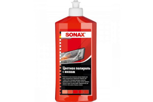 16440292 Цветной полироль с воском красный NanoPro 0,5л 296400 Sonax