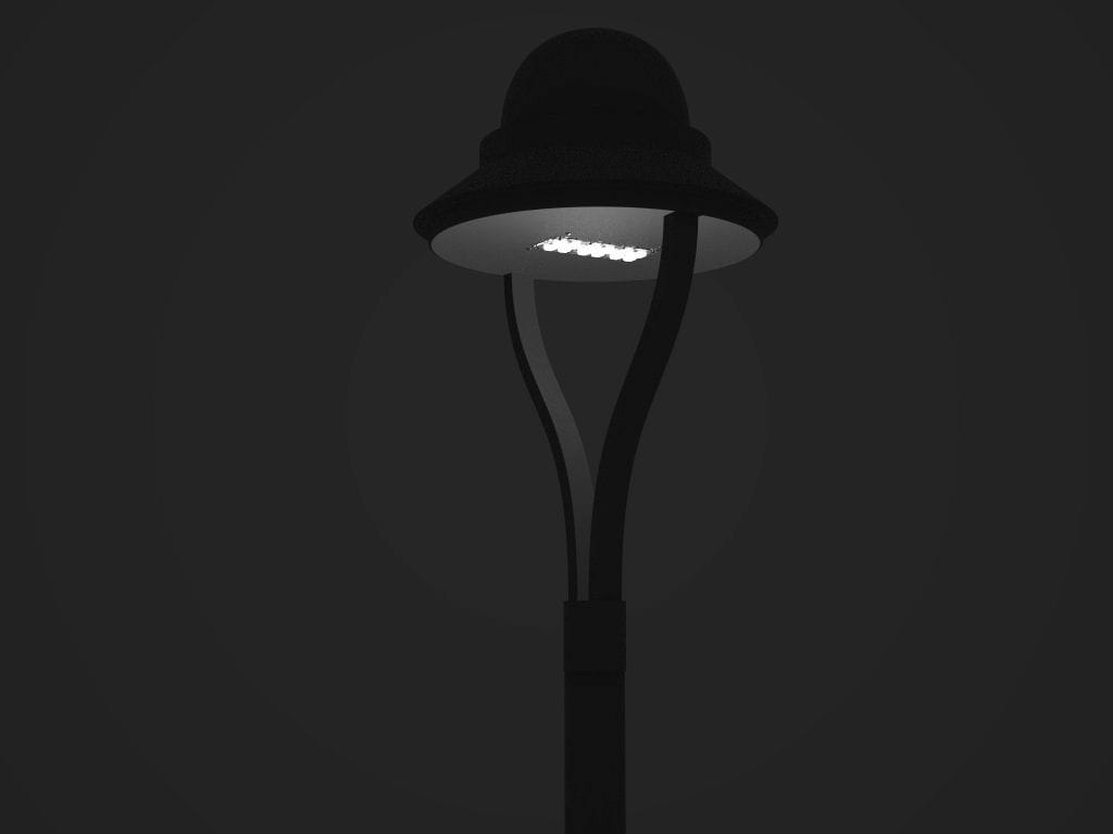 Литая алюминиевая головка фонаря EUROCOMITALIA Lampara su forcella ARCH-00117238 - Вид №1