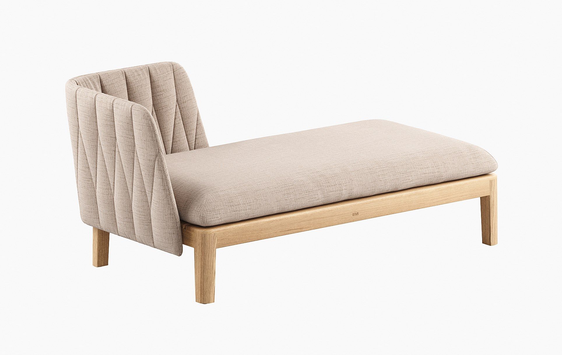 Садовая спальная кровать, обитая тканью и тиком Royal Botania Calypso Lounge ARCH-00150106 - Вид №6