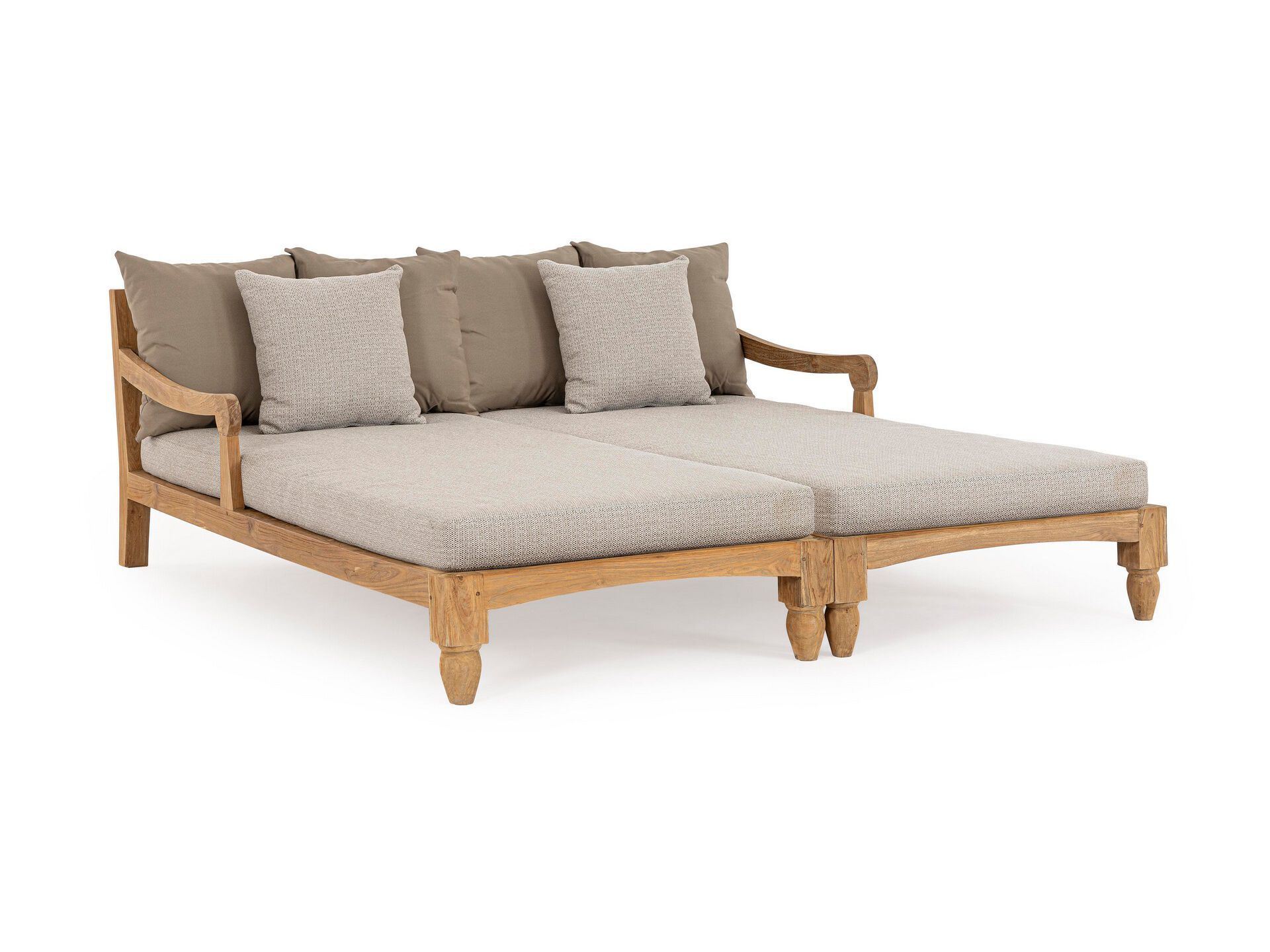 Набор из двух тканевых садовых кроватей BIZZOTTO Bali ARCH-00005223