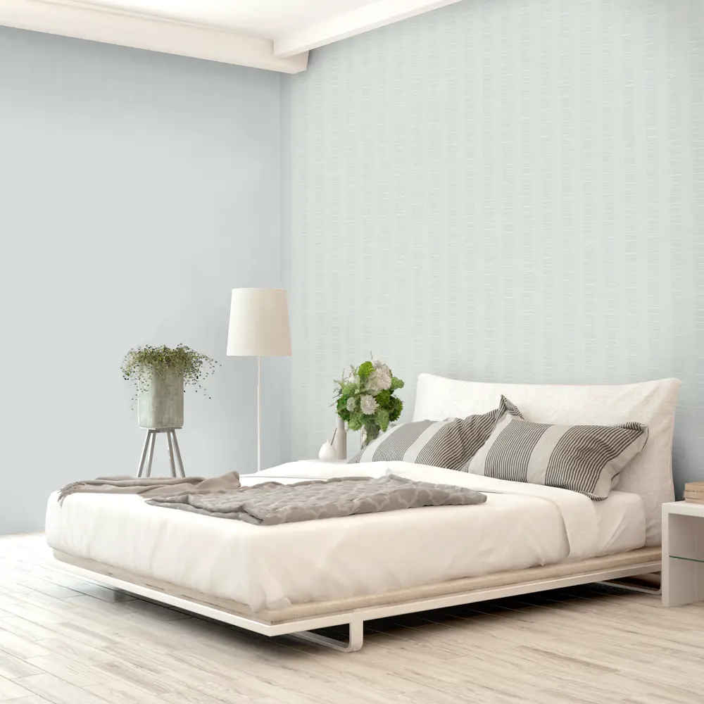 Флизелиновые обои Grandecolife Chloe с полосами в мятных тонах 89389947 STLM-1575177 - Вид №5