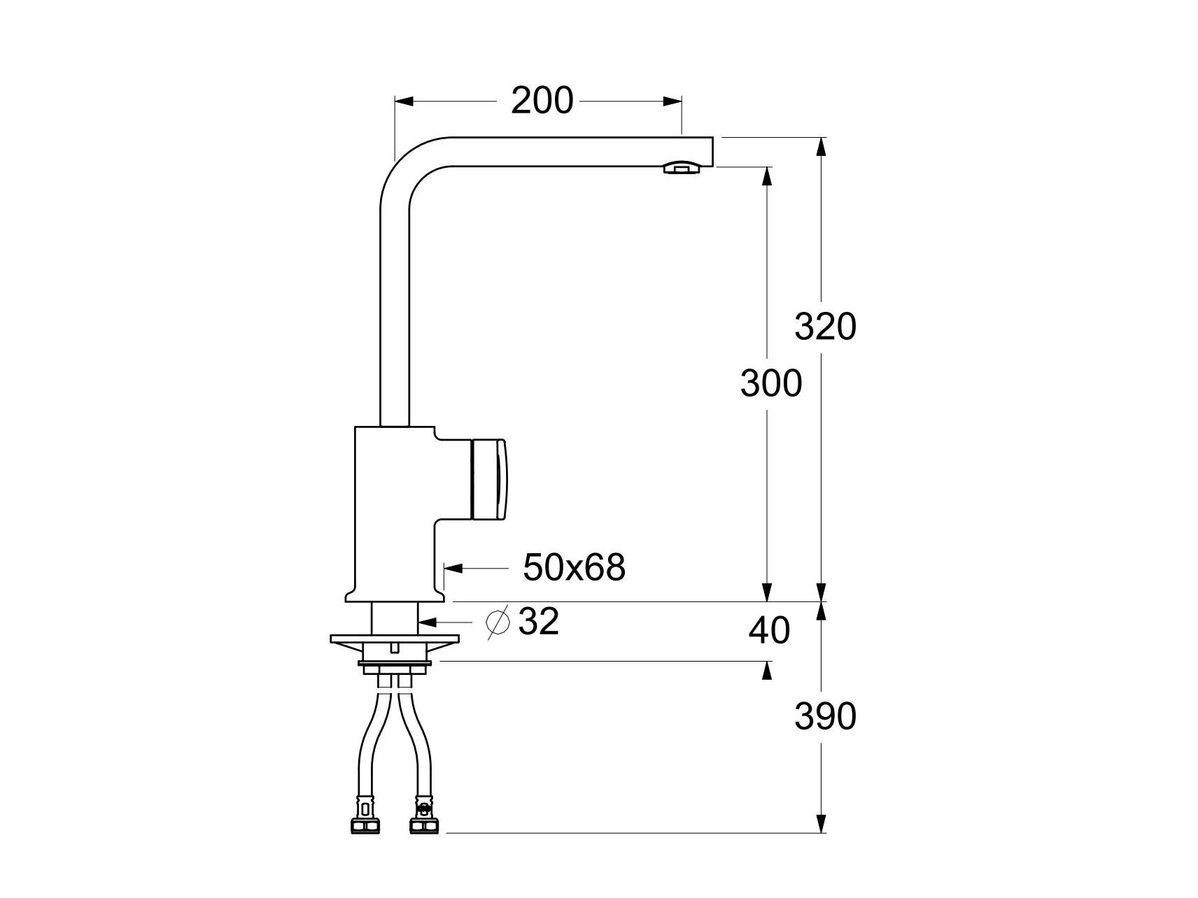 Однорычажный смеситель для кухни с поворотным изливом GUGLIELMI RUBINETTERIE AG ARCH-00149074 - Вид №3