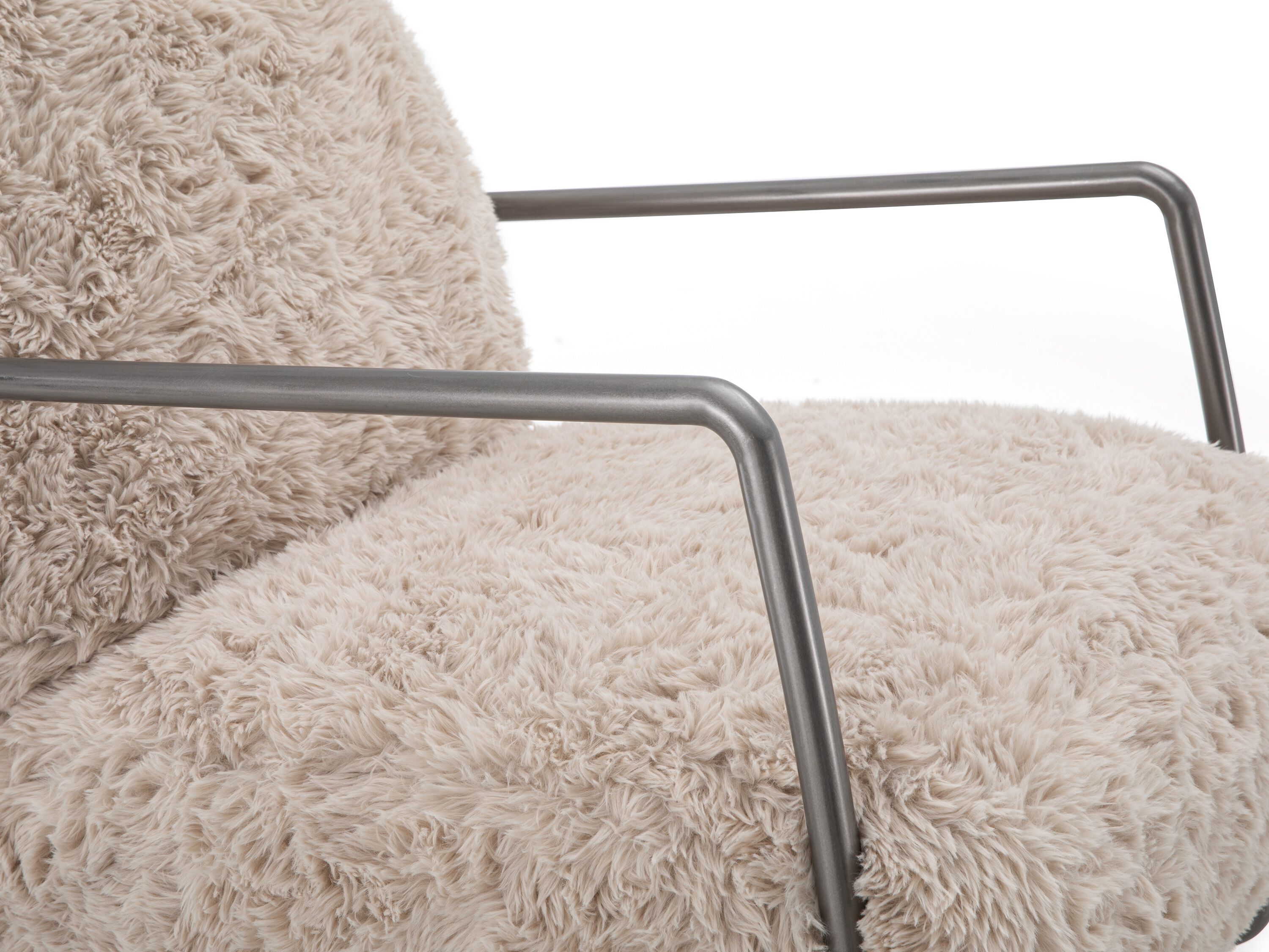Кресло из искусственного меха с подлокотниками CAMPO DE' FIORI TANGO ARCH-00095981 - Вид №2