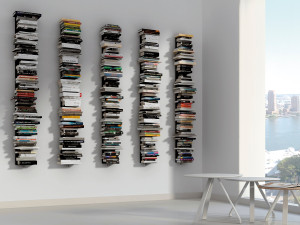 Настенный книжный шкаф