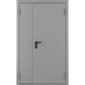 Дверь техническая 1450x2050 мм правая цвет светло-серый RAL7035