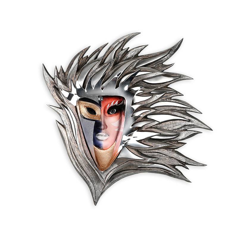 68179 Панно "Талия", красное/чёрное/золотое, 700/750 мм Maleras 