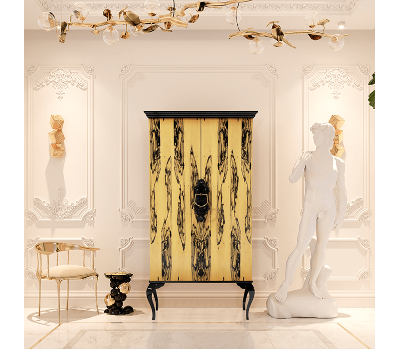 0-208 Королевский кабинет Гуггенхайма из черного дерева Boca Do Lobo  - Вид №18