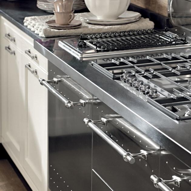 Marchi Cucine Лаковая встроенная кухня Kreola sun-id-1358790 - Вид №1