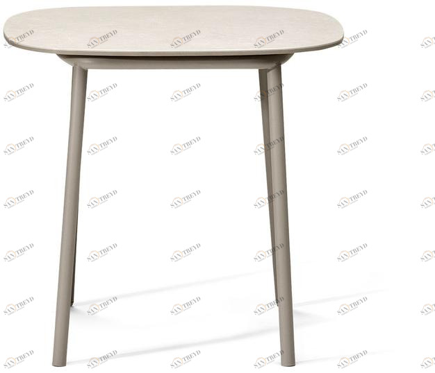 TRIBÙ Квадратный керамический садовый столик Tosca sun-id-1502299