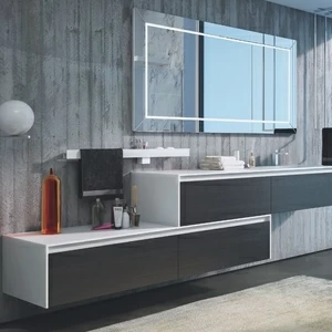 Moma Design Тумба подвесная с 2 ящиками 1800 Slimline2 350 белая