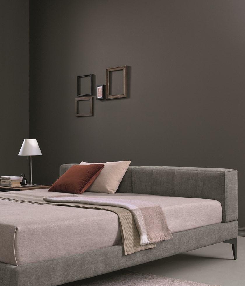 Bodema Двуспальная кровать с обивкой из ткани sun-id-1349605 - Вид №3