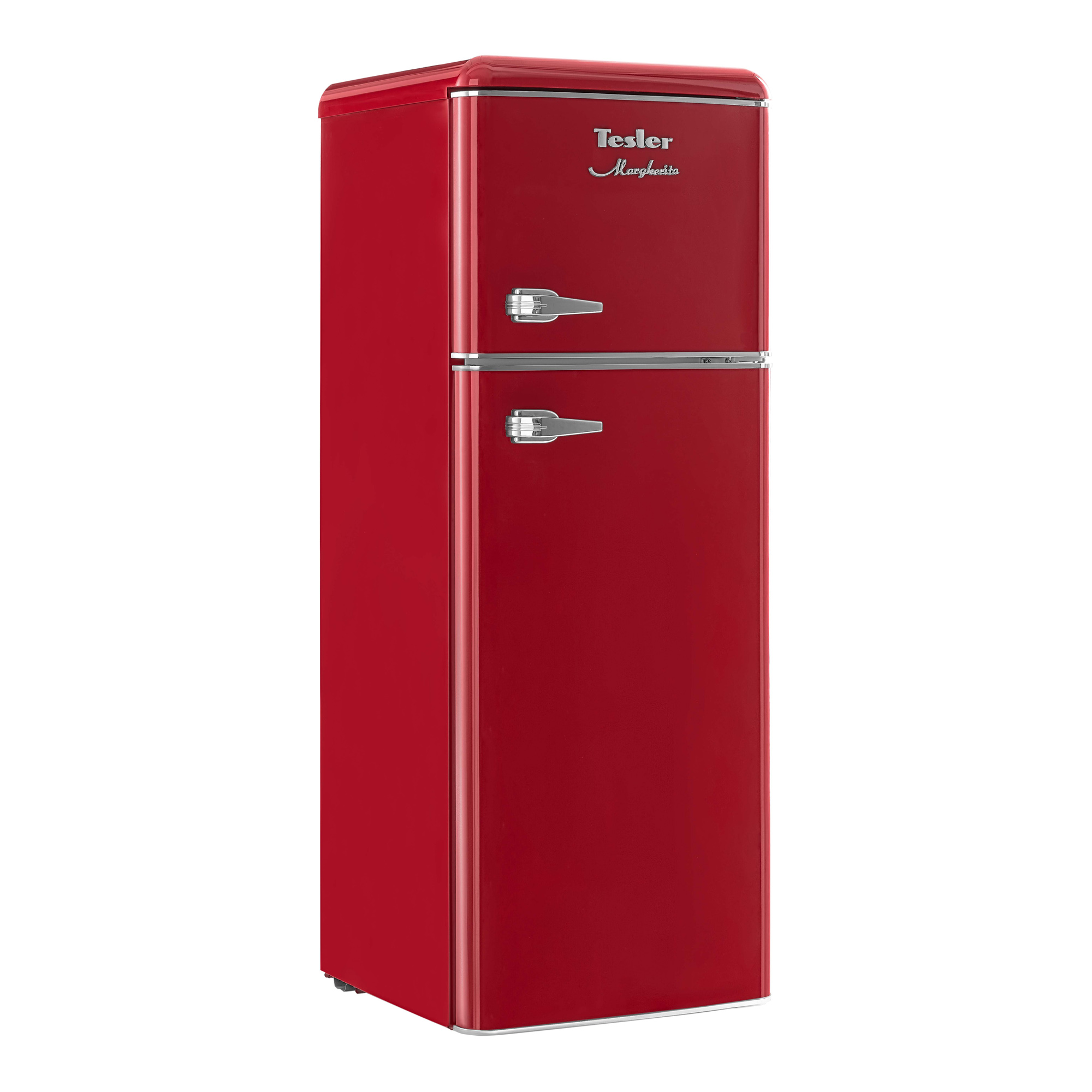 9115137 Холодильник с морозильником   Tesler RT-217 красный STDN-0072103