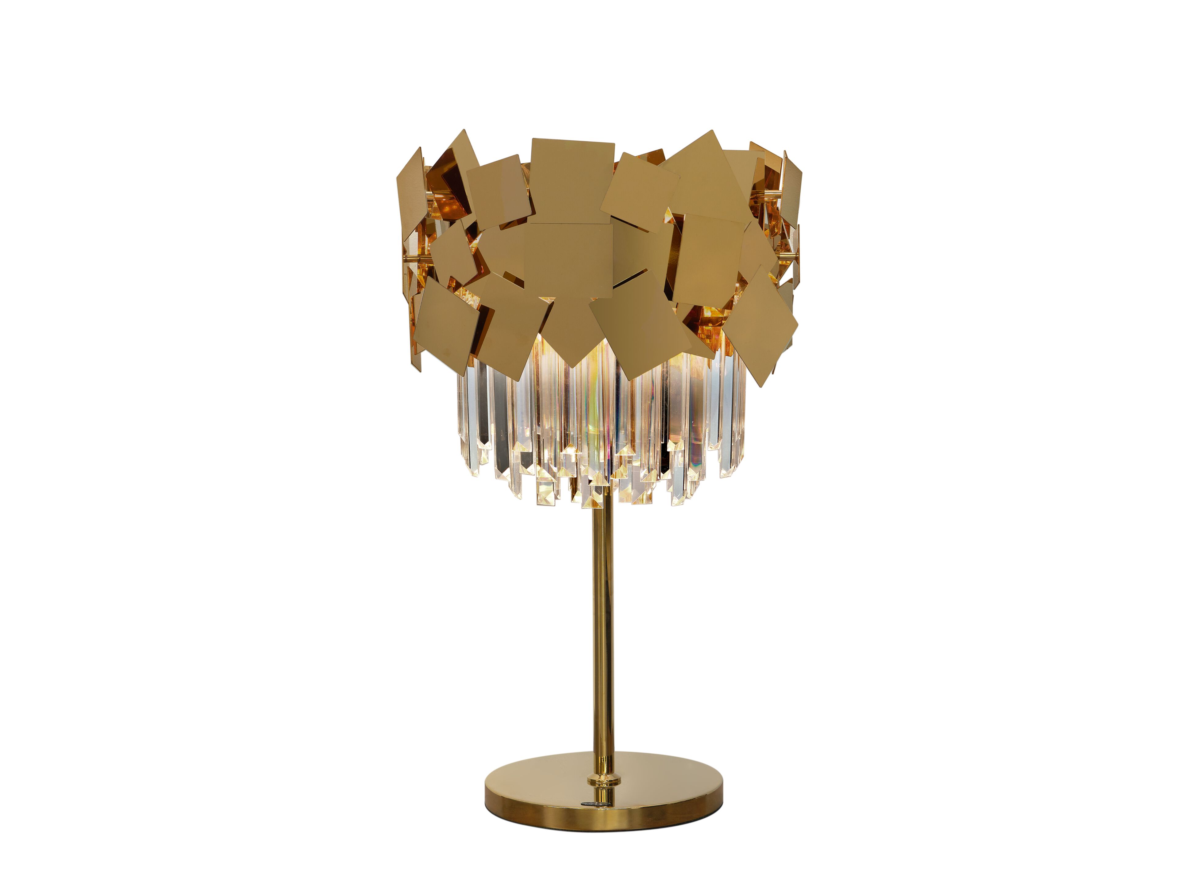 Настольная лампа из нержавеющей стали с кристаллами K-Lighting Hemera ARCH-00092924 - Вид №1