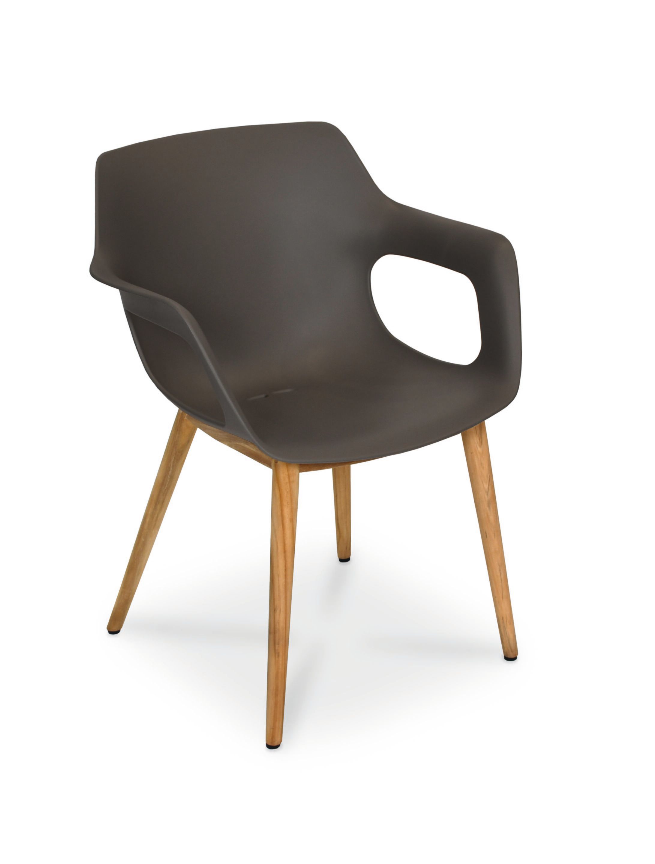 Рециркулированный пластиковый штабелируемый стул с подлокотниками FISCHER MÖBEL Tempus ARCH-00055566 - Вид №5