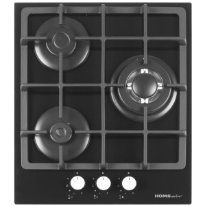8160049 Газовая варочная поверхность HOMSair HGG433TGCBK