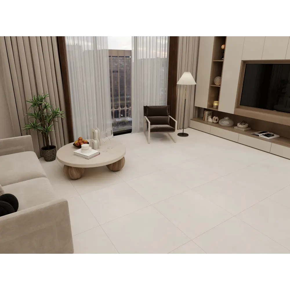 Глазурованный керамогранит Duna Alpha Blanco Polish Sugar 60x60 см 1.44 м² лаппатированный цвет белый STLM-2019287 - Вид №2