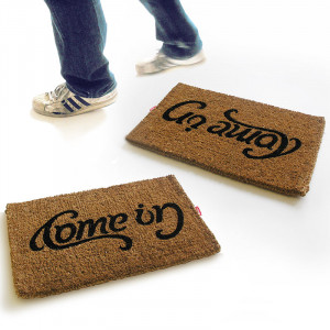 SK DOORMAT AM1 Коврик придверный ambigram Suck UK