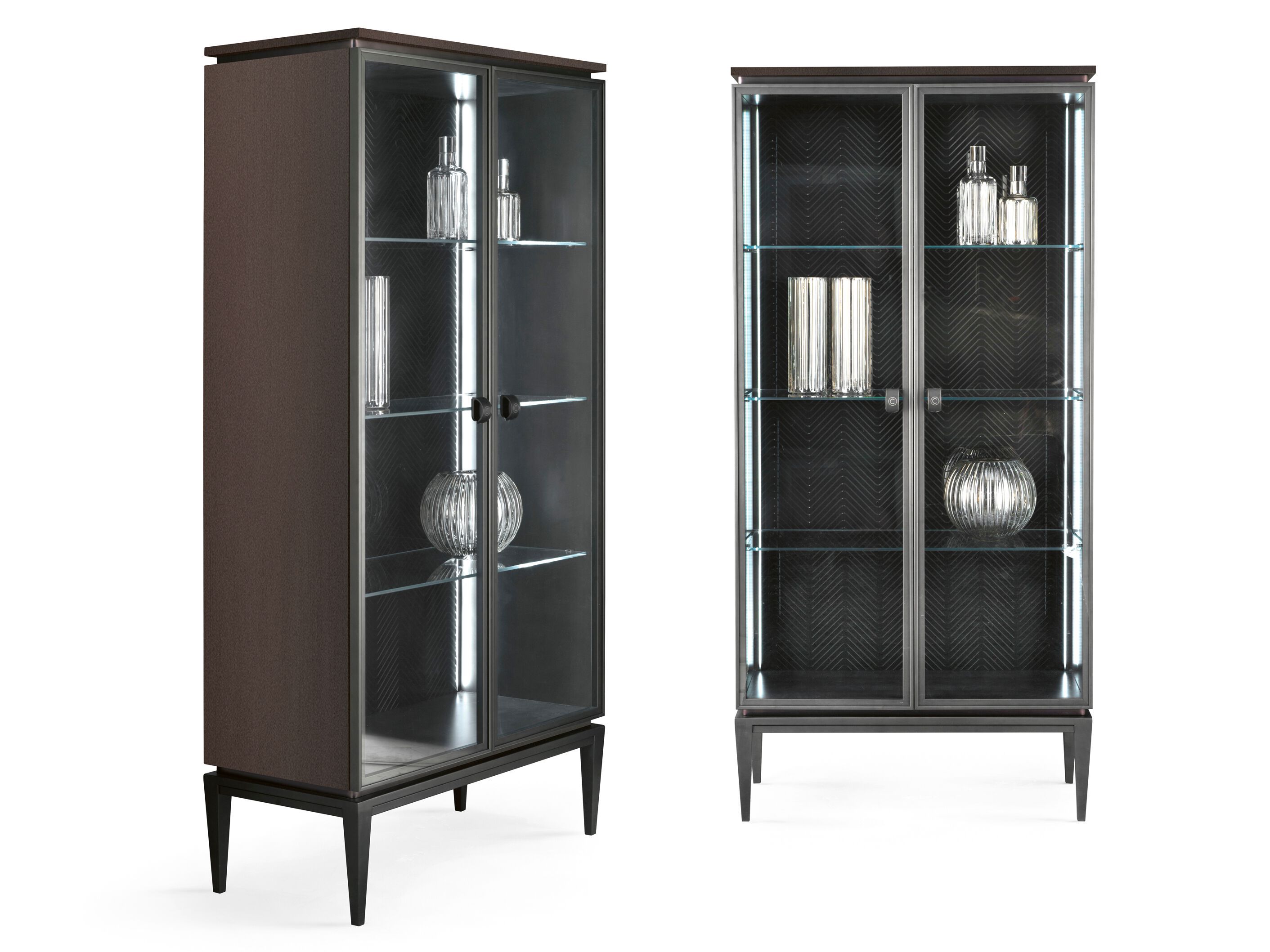 Витрина из дерева и стекла со встроенным освещением CPRN HOMOOD Starlight ARCH-00150678 - Вид №1