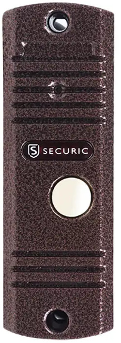 90799097 Вызывная видеопанель Securic АС-312 AHD антивандальная цвет медный STLM-0387127