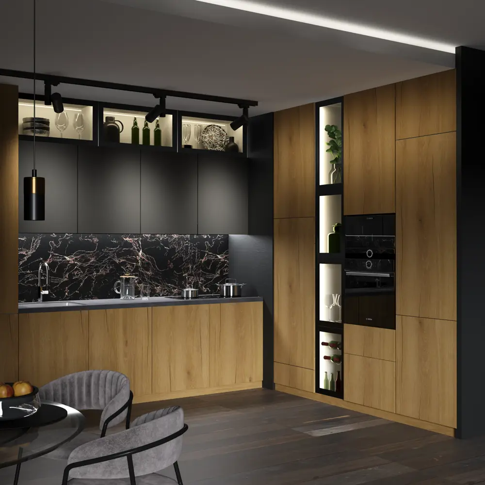 Карниз для кухонного шкафа DELINIA ID Верея 200x4 см светлое дерево 86922593 STLM-0868779 - Вид №4