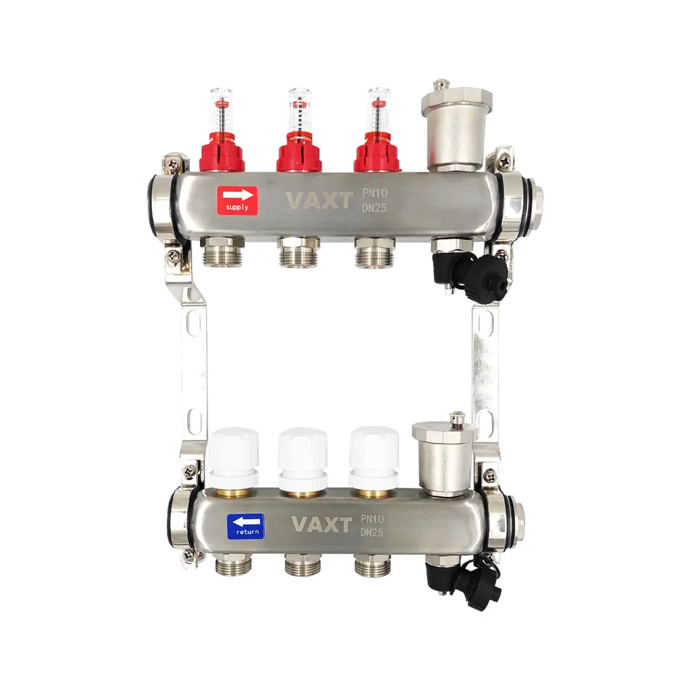 Коллекторная группа VAXT с расходомерами для систем отопления 88880512 STLM-0942730