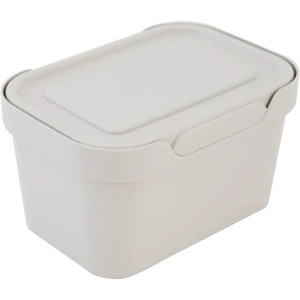 Ящик Luxe с крышкой 19x13x11 см 1.9 л пластик цвет бежевый