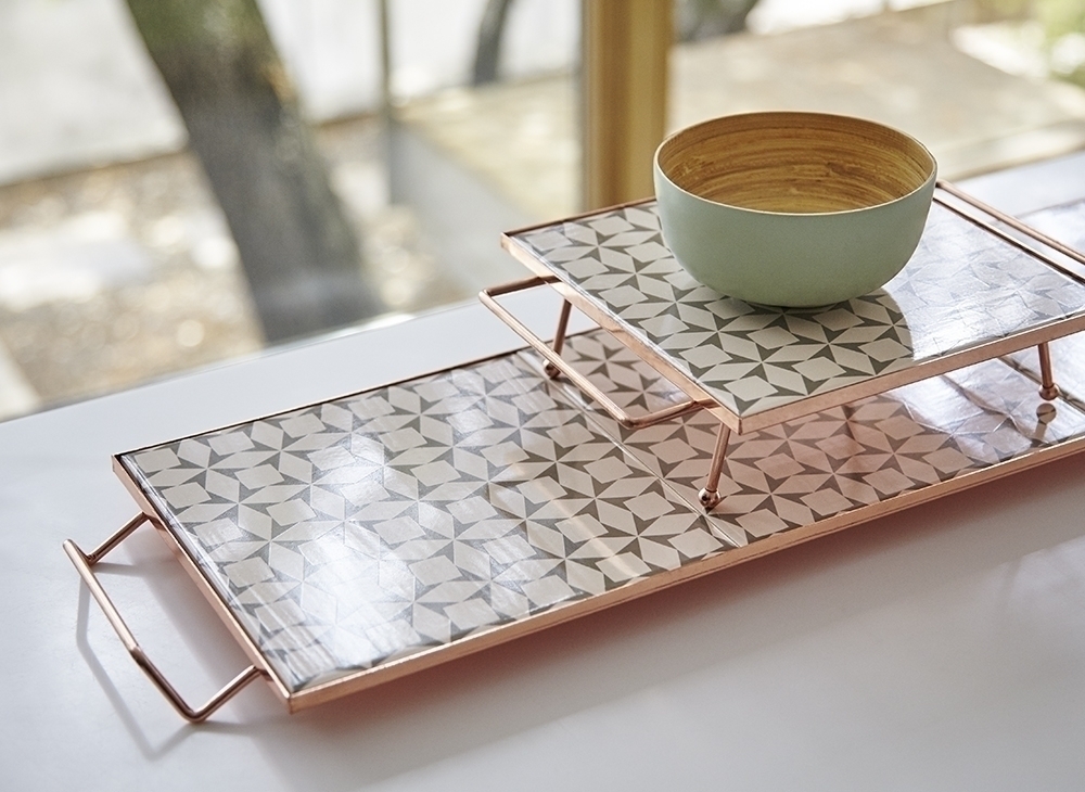 100566 Поднос прямоугольный Grey 60x20 GAN Mix & Match  - Вид №2