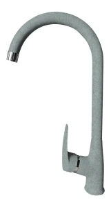 Кухонный смеситель Z-3424 серый GranFest QUARZ