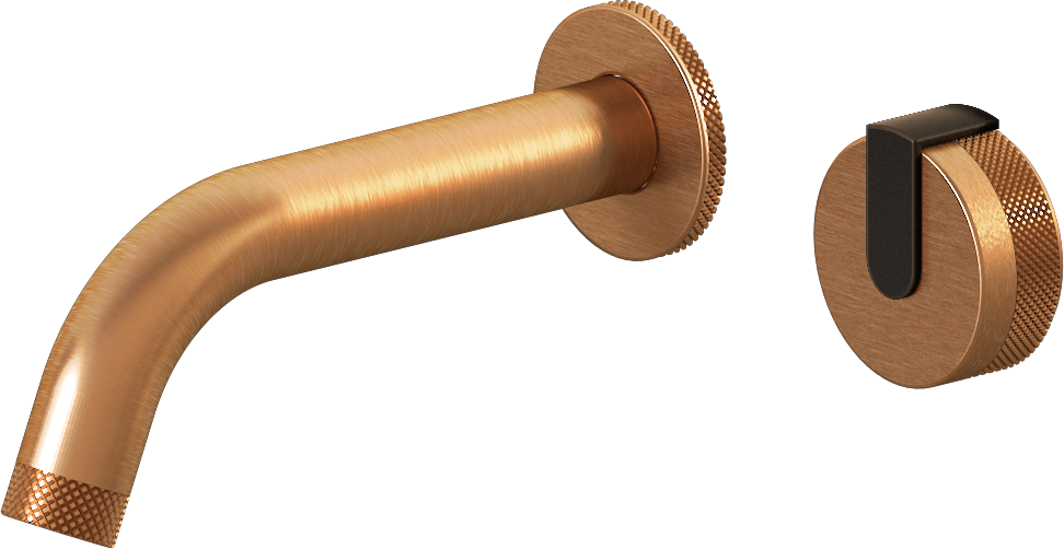 E-11535-R1BRG-L1OB-BRG Настенный прогрессивный смеситель скрытого монтажа для раковины GRAFF MOD+