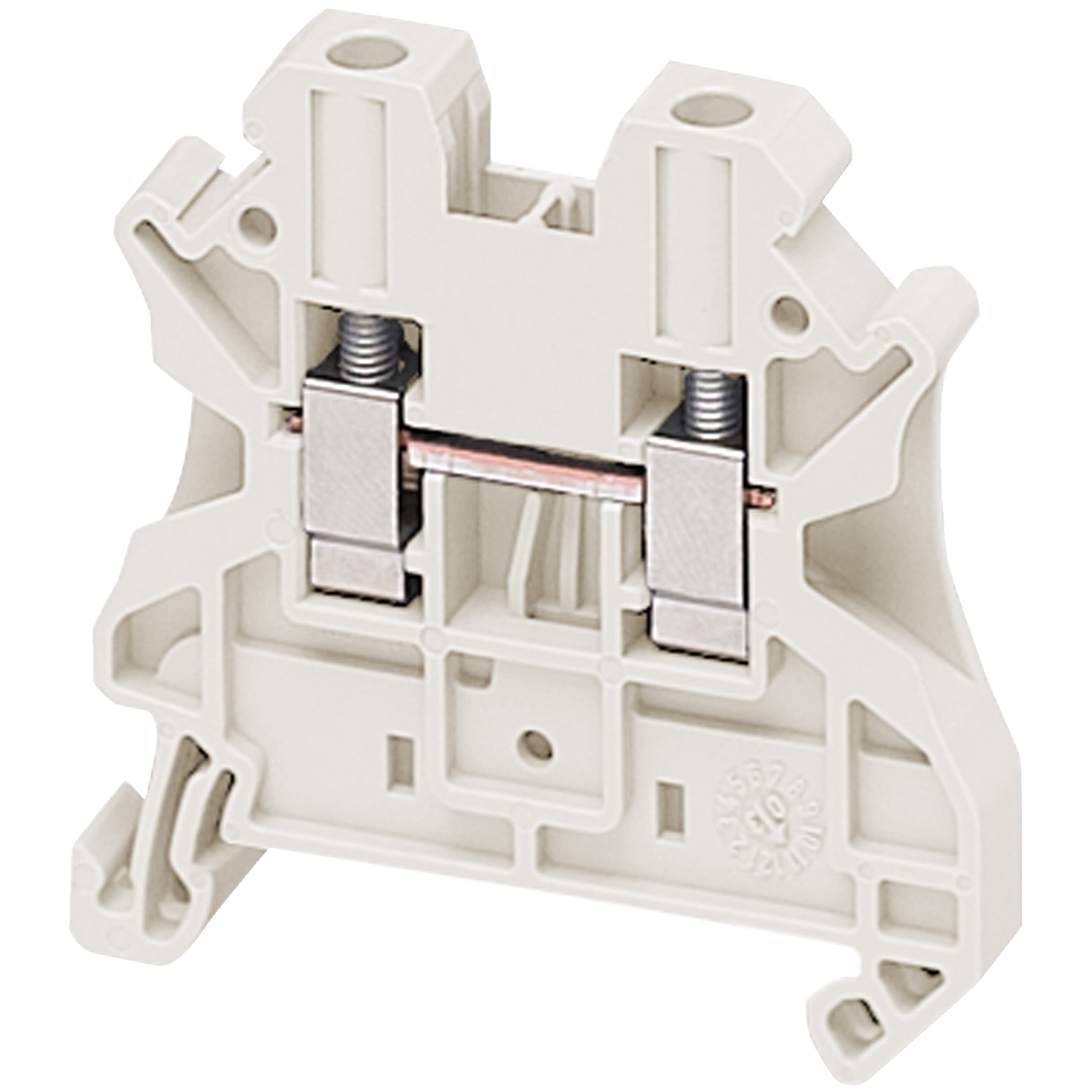 NSYTRV42WH Клеммник винтовой проходной TR 4 мм², белый Schneider Electric Linergy 