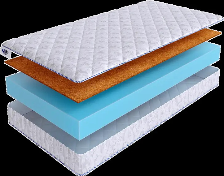 90878374 Матрас SkySleep FLEX PLUS 14 Cocos 140x195 см беспружинный, полутораспальный, ортопедический, кокосовый STLM-0416906