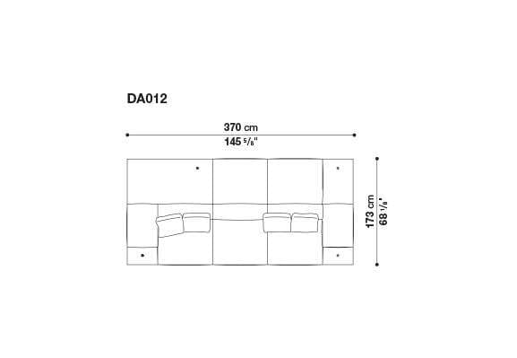 3-местный тканевый диван B&B Italia док ARCH-00033457 - Вид №91