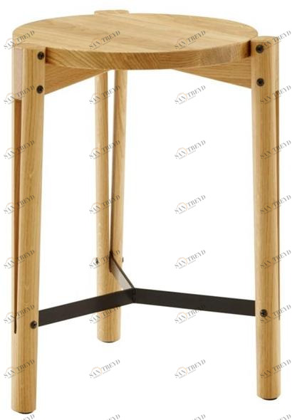 Ligne Roset Низкий табурет из дуба  10262221 