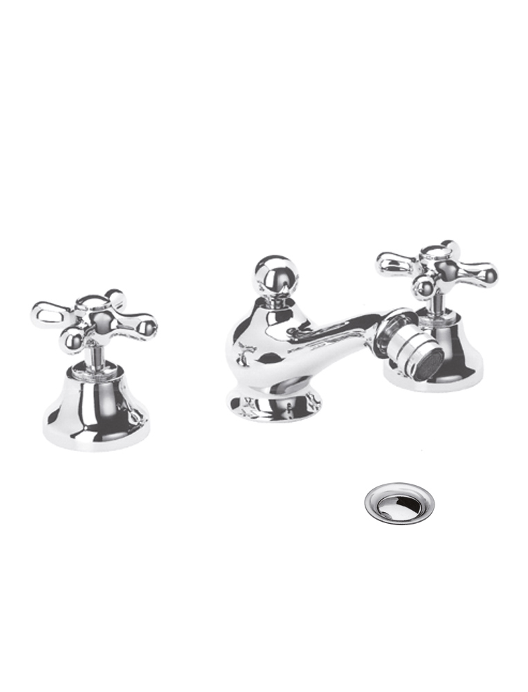 0307/7/C Bellosta Rubinetterie АККУМУЛЯТОР ДЛЯ БИДЕТА С ТРЕМЯ ОТВЕРСТИЯМИ ROMINA