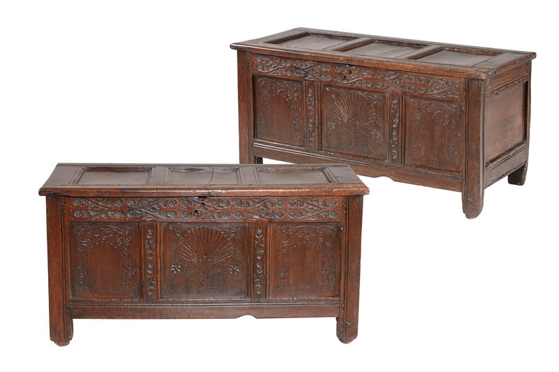 SOR27550 Дубовый сундук с панелями ijlbrown  - Вид №7