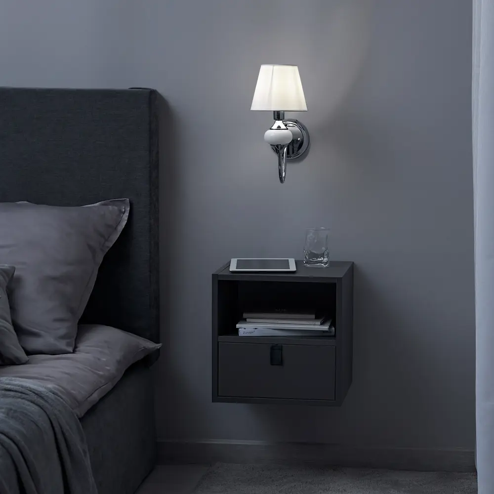 Бра Arte Lamp Hazel, цвет хром/белый 82717055 STLM-2116630  - Вид №9
