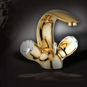 Смеситель для раковины Olympia Ceramica Impero Style золото