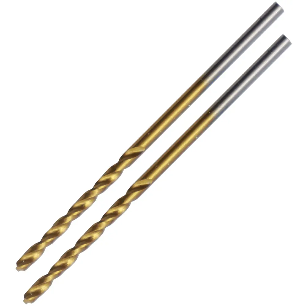 Сверло спиральное по металлу Hilberg CO020 2×49 мм (2 шт.) 89387089 STLM-1569985