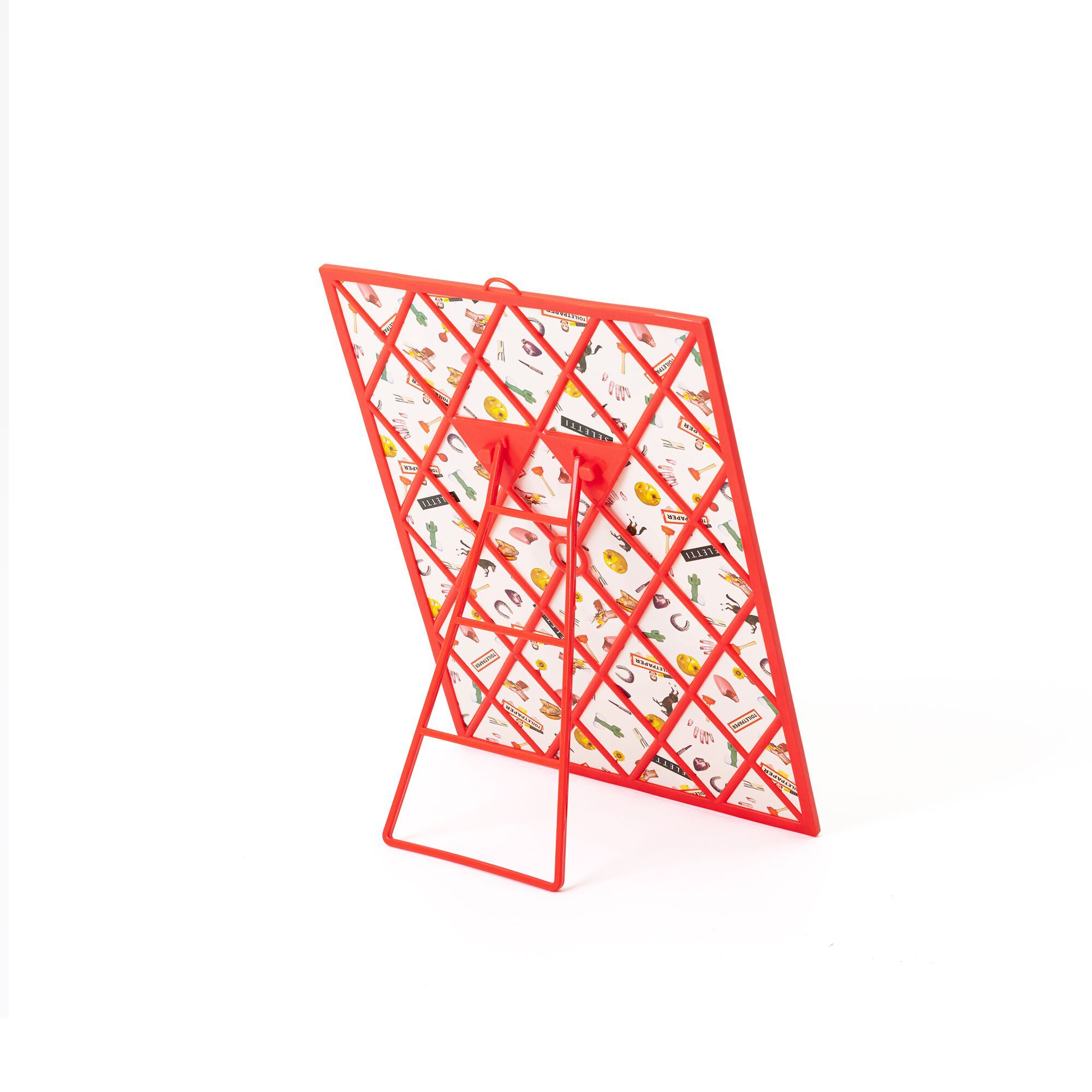 Настенное зеркало с пластиковой рамкой Seletti Seletti wears Toiletpaper ARCH-00081444 - Вид №3