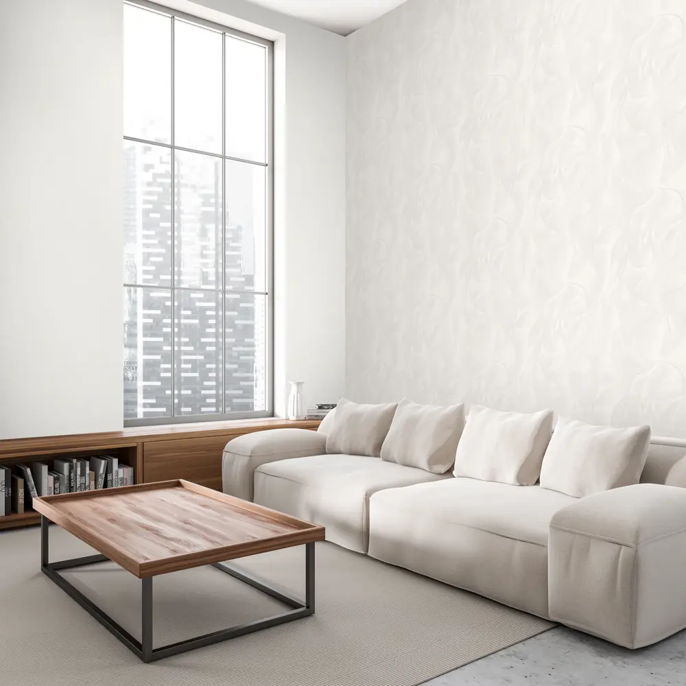 Victoria Stenova Glamour - флизелиновые обои белого цвета с виниловым покрытием 87904514 STLM-0076110 - Вид №4