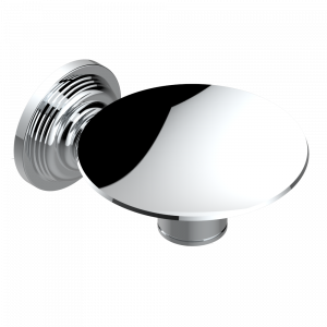 U9A-546 Мыльница настенная Ø 100 мм Thg-paris West Coast с металлическими ручками-крестиками Хром