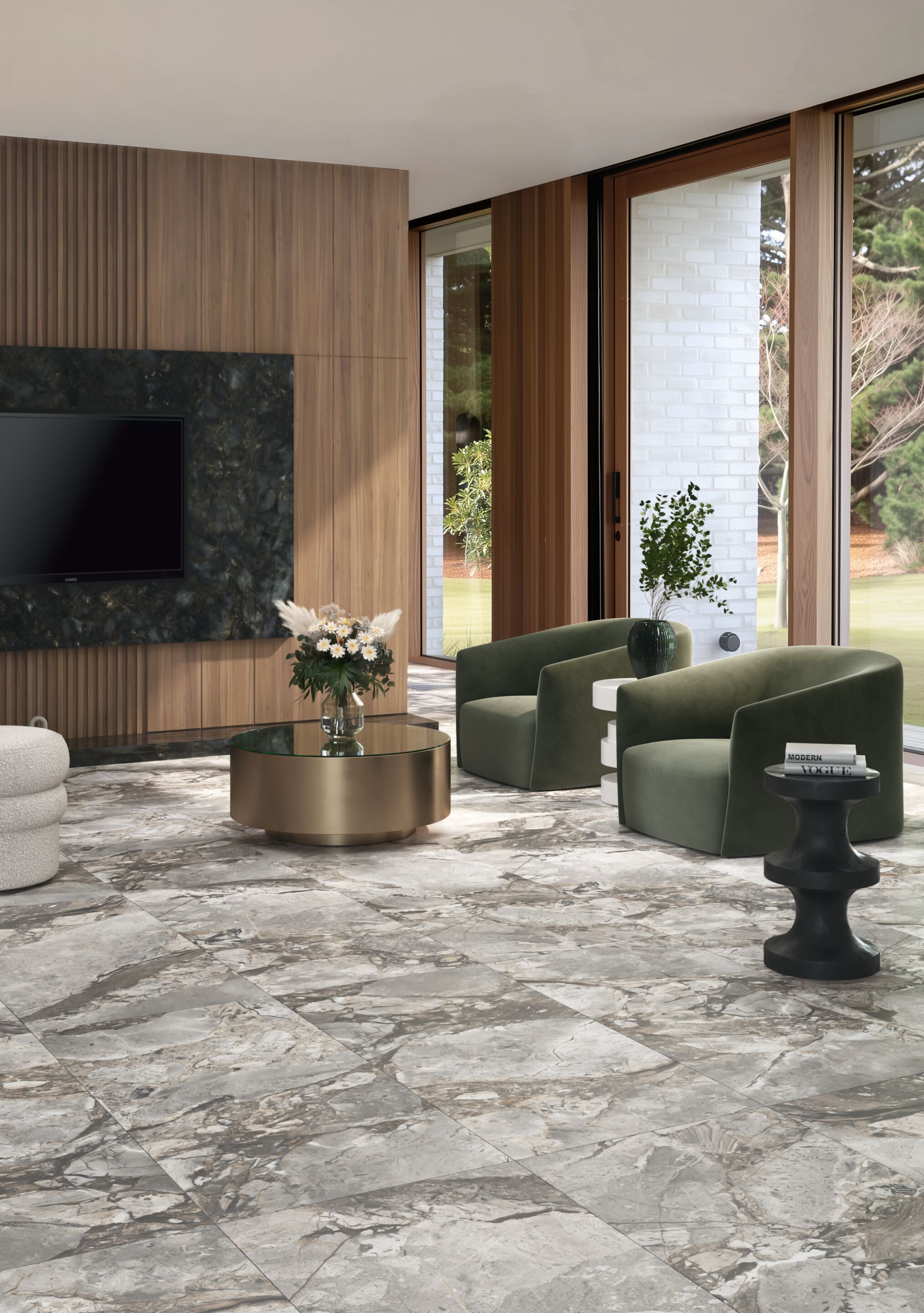 Пол / облицовка керамогранита с эффектом камня Kaleseramik плиты ARCH-00134652 - Вид №1