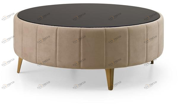 Barnini Oseo Круглый кожаный журнальный столик Richmond upon thames Rc94 - rc95